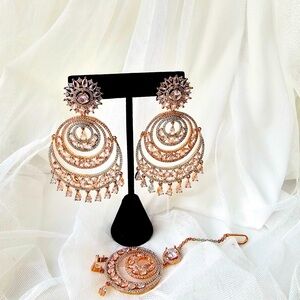 Chaandbali, Indian earrings, Pakistani earrings